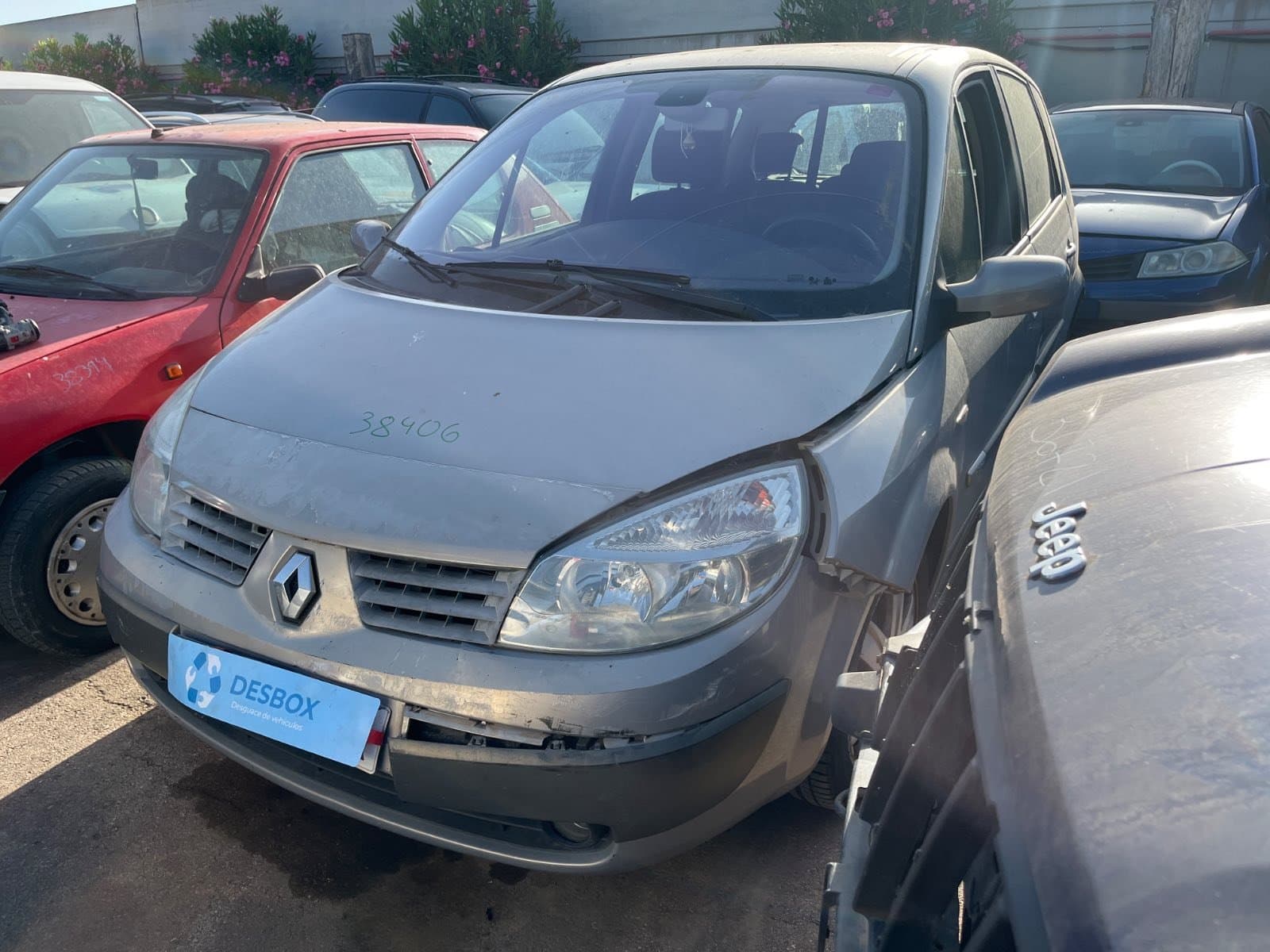 Recambio de ASIENTO DELANTERO IZQUIERDO para RENAULT SCENIC II 1.5 DCI K9K P7 - GRIS 2