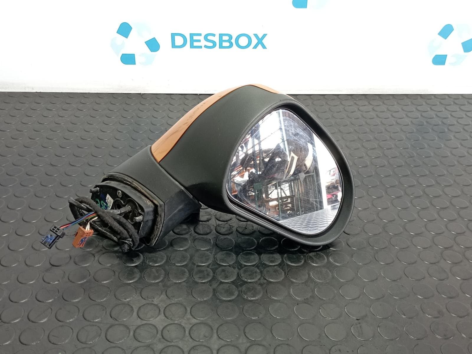 Recambio de RETROVISOR DERECHO para PEUGEOT 207 1.6 HDI 9HX  referencia OEM IAM 96806501XT  - NARANJA