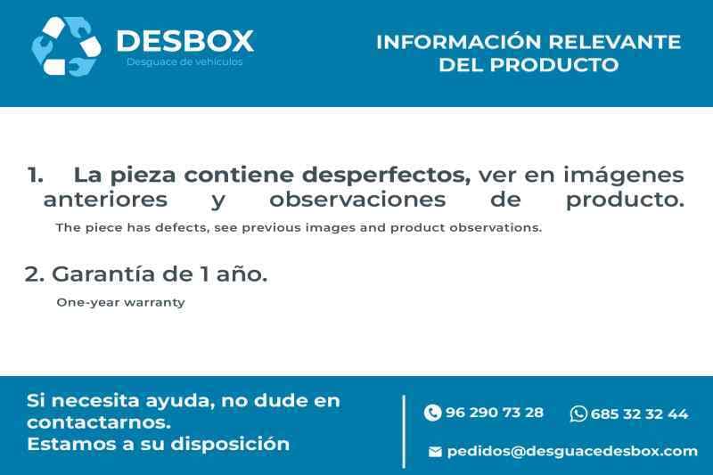Recambio de CAPO para NISSAN MURANO (Z50) * VQ35DE - AZUL 3
