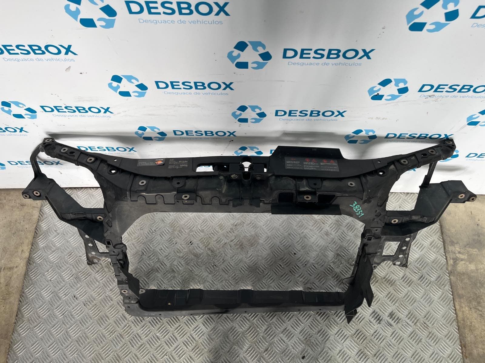 Recambio de PANEL FRONTAL para SEAT IBIZA (6L1) 1.4 BBZ referencia OEM IAM 6L0805588A - NEGRO 2