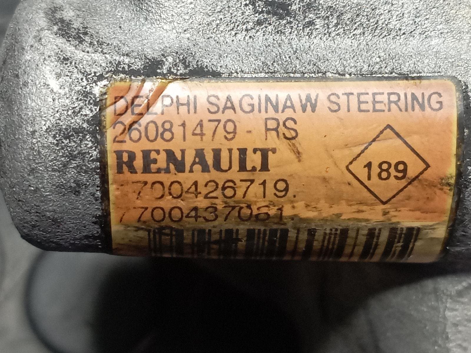 Recambio de BOMBA DIRECCION para RENAULT ESPACE IV (JK0) Dynamique G9T742 referencia OEM IAM 26081479RS - NEGRO 3