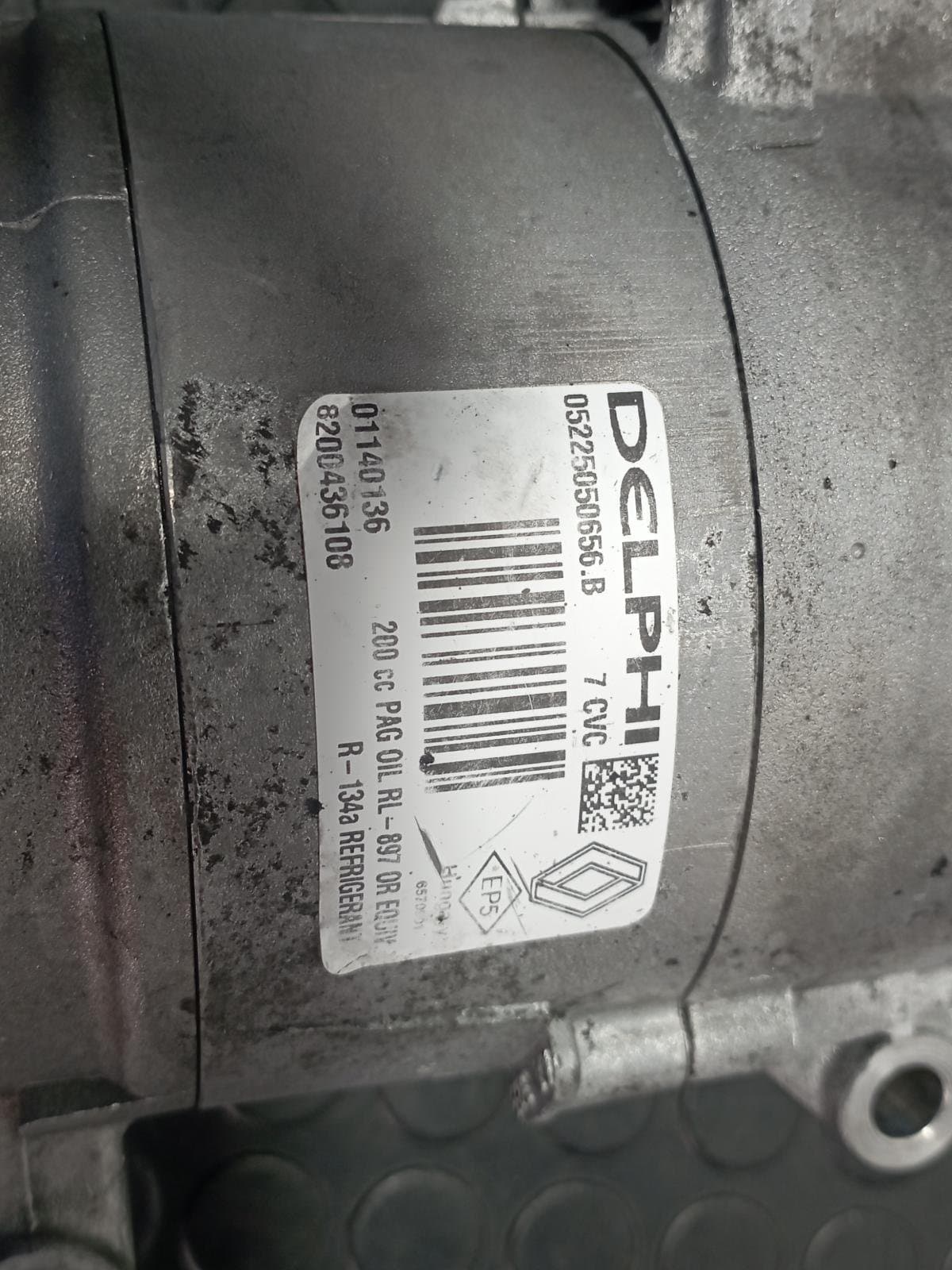 Recambio de COMPRESOR AIRE ACONDICIONADO para RENAULT ESPACE IV (JK0) Dynamique G9T742 referencia OEM IAM 8200436108 - NEGRO 4