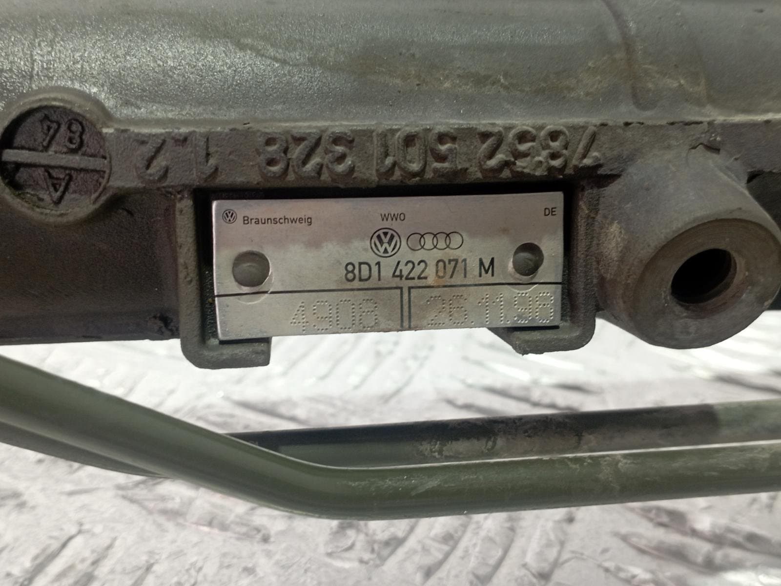 Recambio de CREMALLERA DIRECCION para VOLKSWAGEN PASSAT (321/23/27/31) * AHH referencia OEM IAM 8D1422071M - GRIS 4