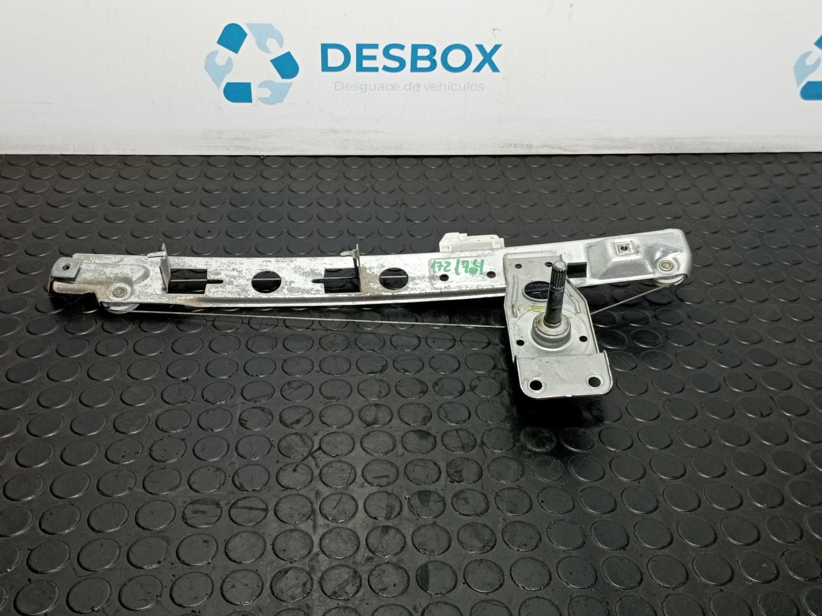 Recambio de ELEVALUNAS TRASERO IZQUIERDO para RENAULT MEGANE II BERLINA 5P 1.6 16 V K4M referencia OEM IAM 190011782 - AZUL