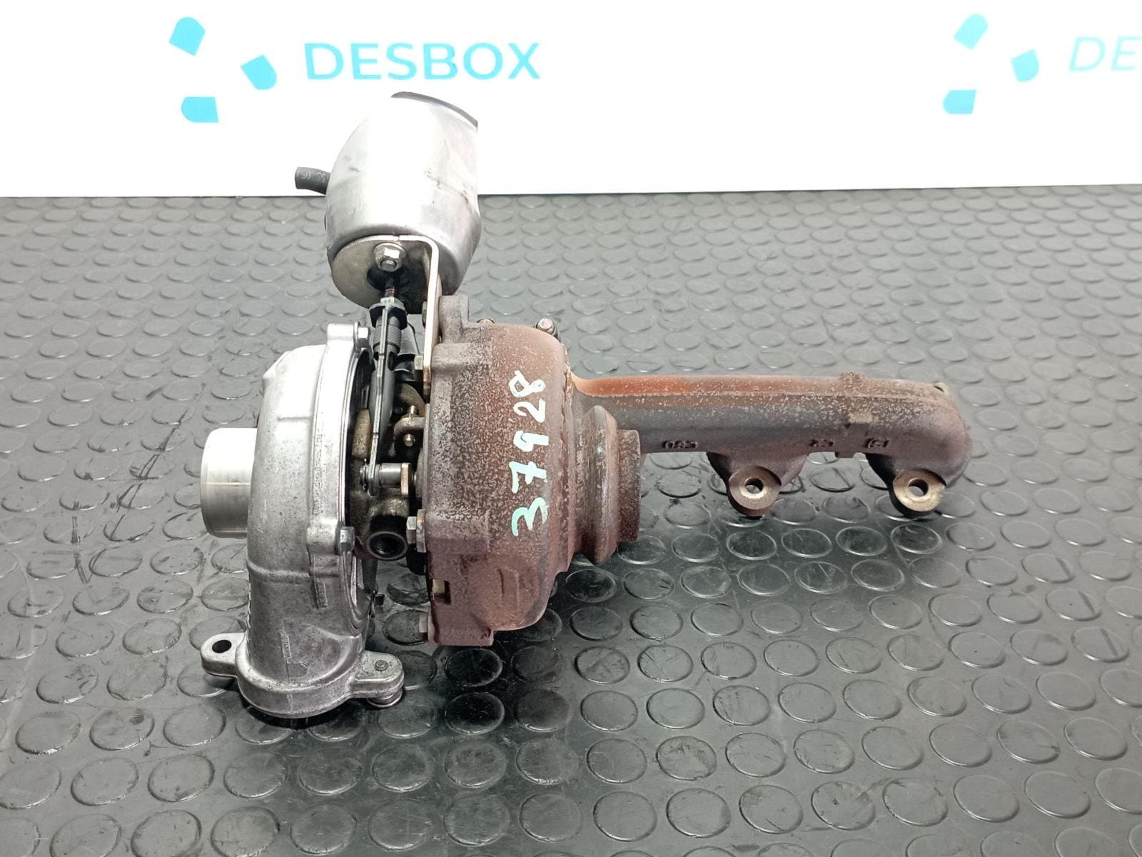 Recambio de TURBOCOMPRESOR para CITROEN C5 STATION WAGON 1.6 HDI 9HZ referencia OEM IAM 9663199280 - NEGRO 3
