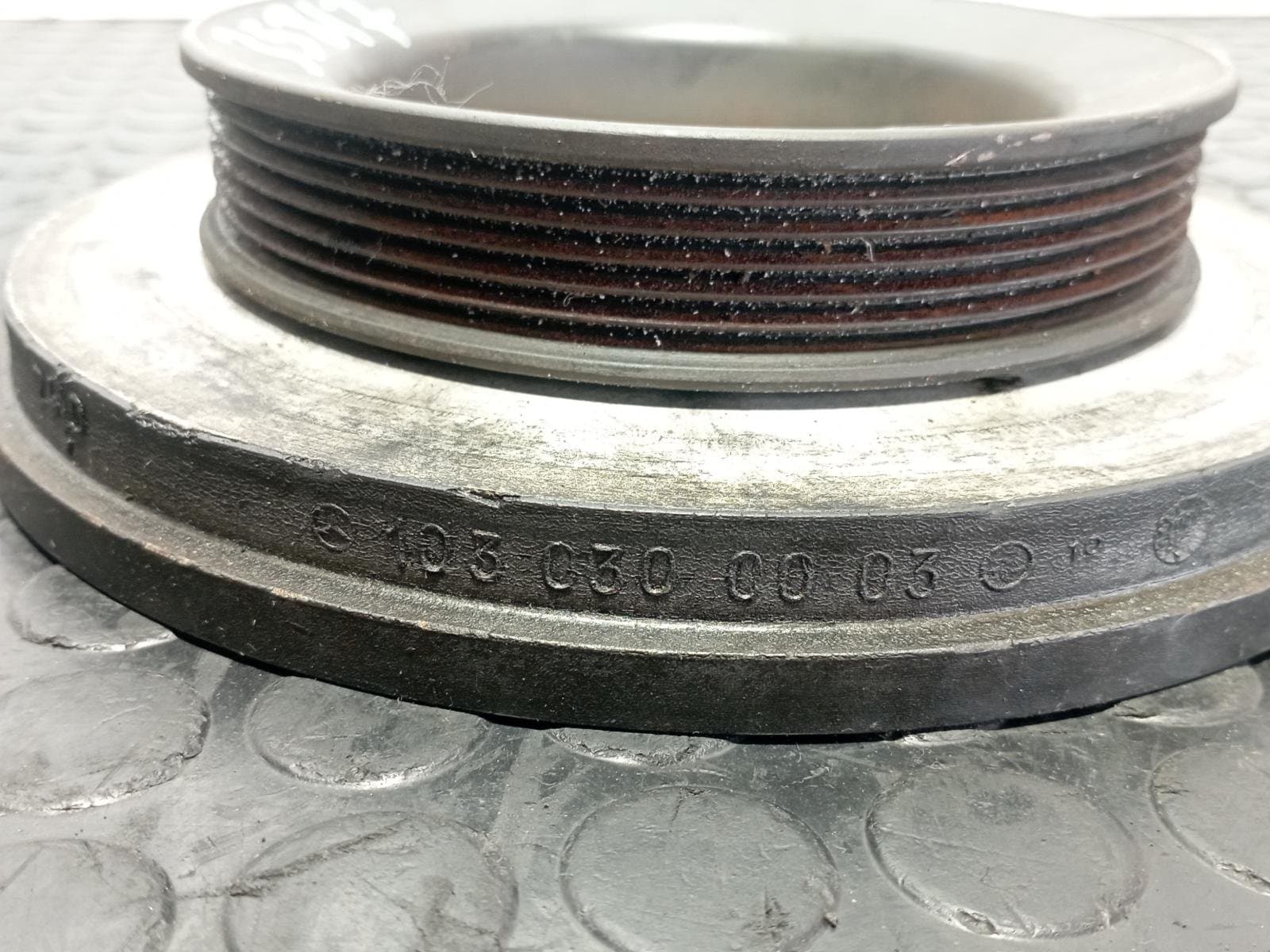 Recambio de POLEA CIGUEÑAL para MERCEDES-BENZ CLASE S (W126) BERLINA+COUPE SE 300 M103981 referencia OEM IAM 1030300003 - GRIS 3
