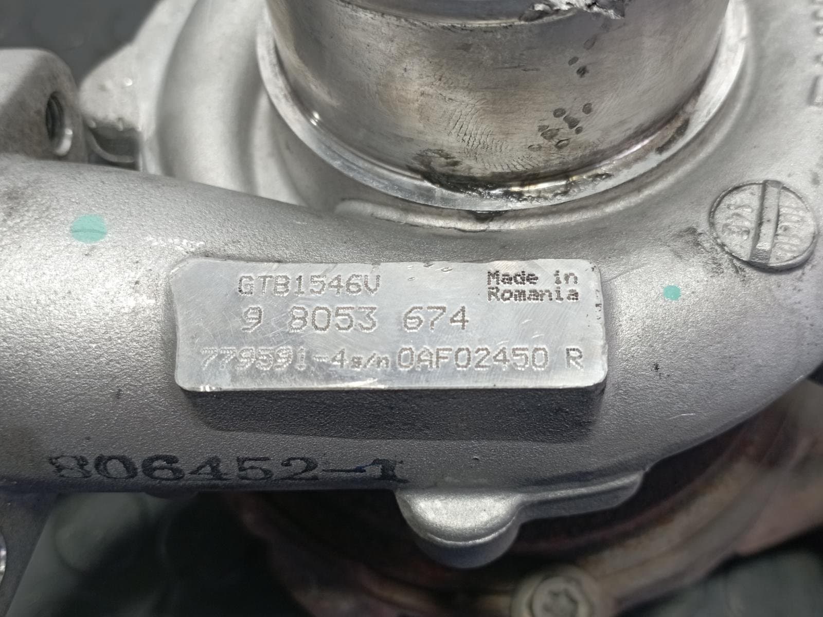 Recambio de TURBOCOMPRESOR para OPEL ASTRA J LIM. * D-A17DTR referencia OEM IAM 98053674 - NEGRO 6