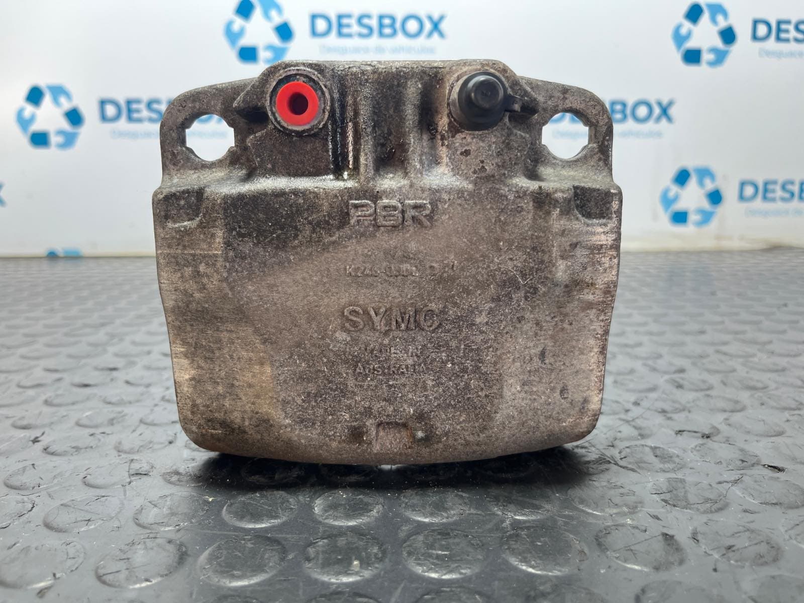 Recambio de PINZA DE FRENO DELANTERA DERECHA para SSANGYONG MUSSO 2.9 D OM662 referencia OEM IAM K2460300 - ROJO