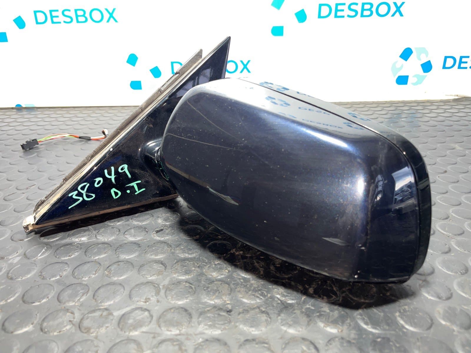 Recambio de RETROVISOR IZQUIERDO para BMW SERIE 5 TOURING (E61) 530 D M57D 306D2 referencia OEM IAM 7043437 - AZUL 2