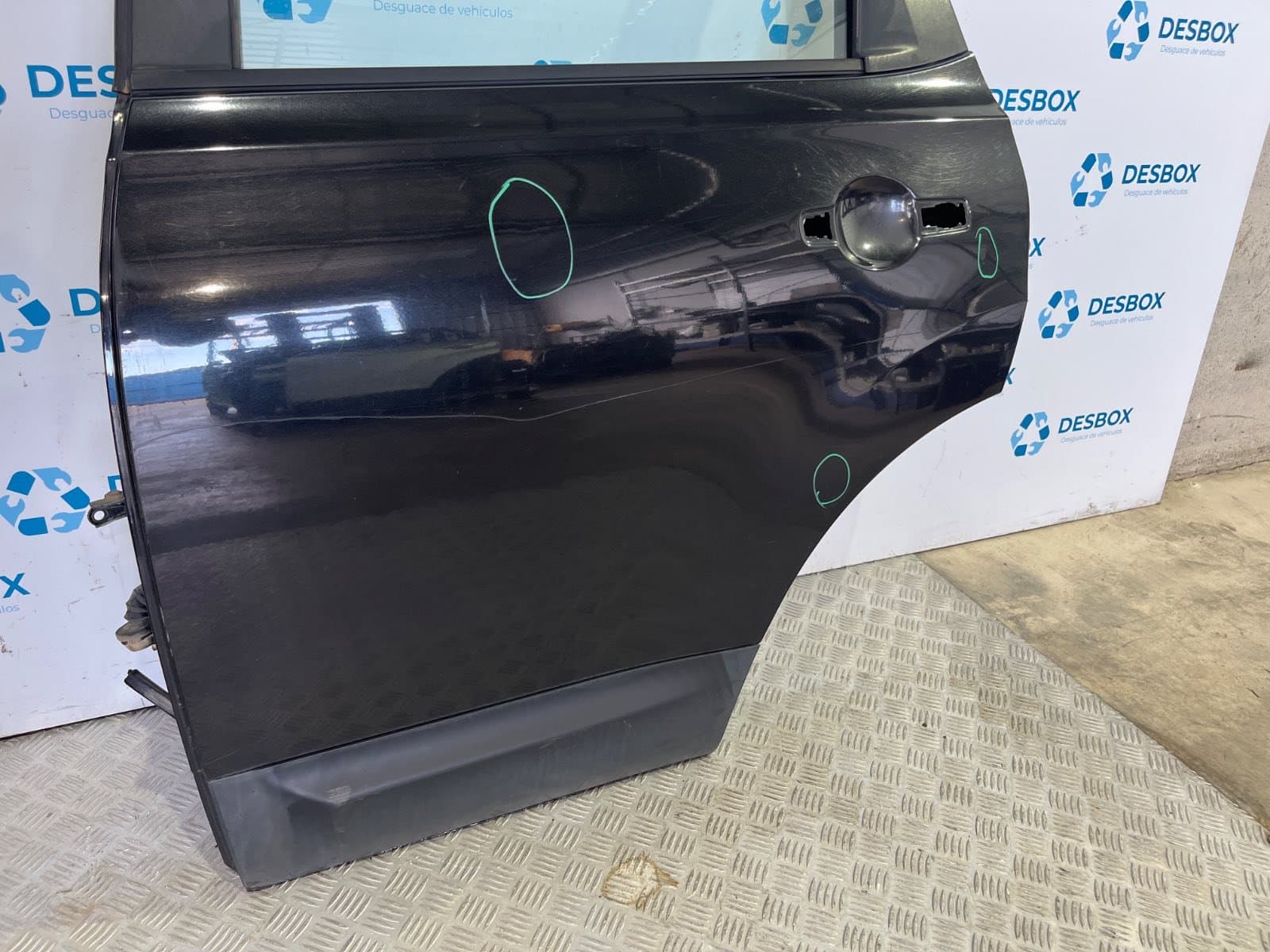 Recambio de PUERTA TRASERA IZQUIERDA para NISSAN QASHQAI (J10) 1.5 DCI K9K - NEGRO 5