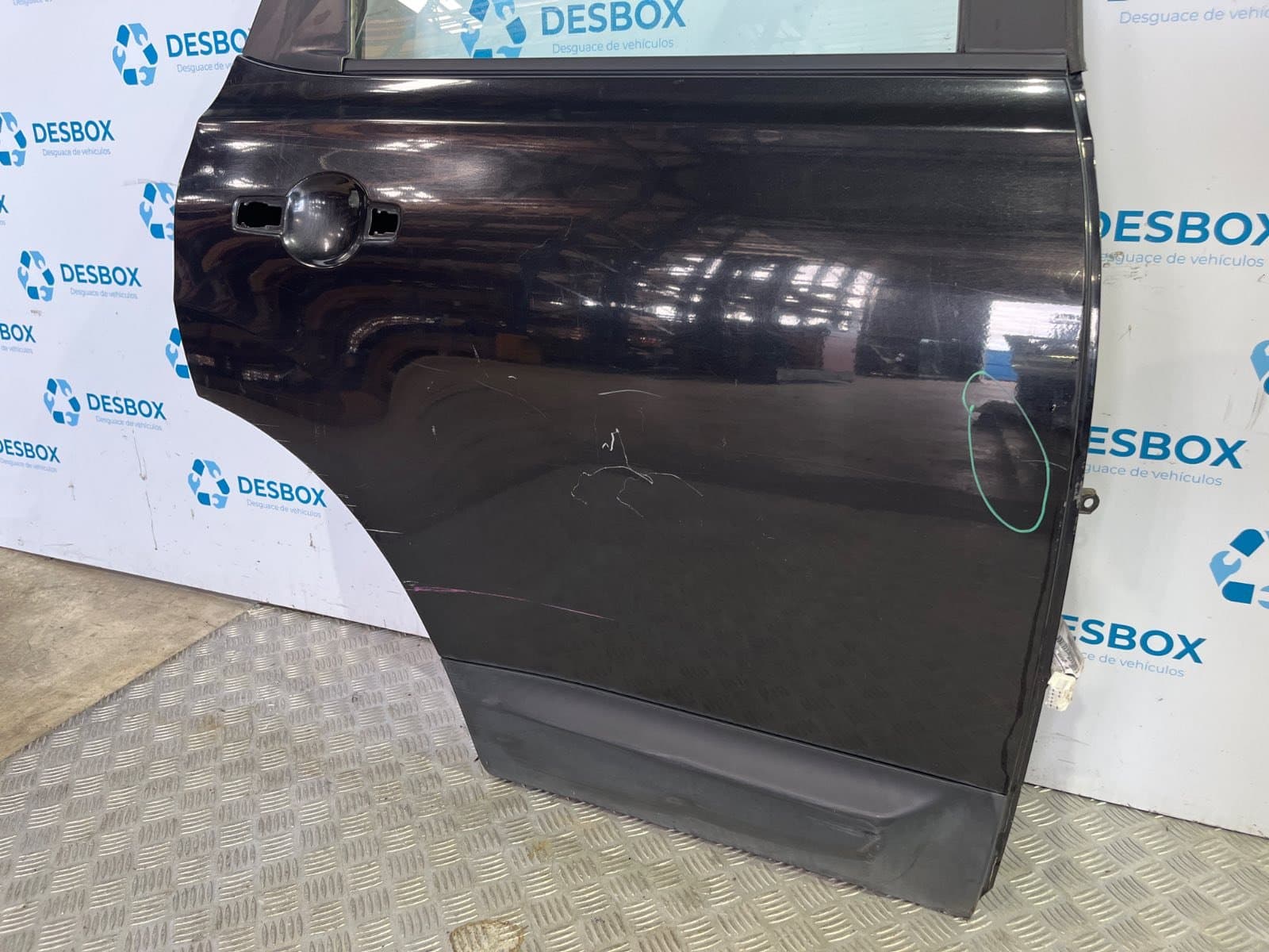 Recambio de PUERTA TRASERA DERECHA para NISSAN QASHQAI (J10) 1.5 DCI K9K - NEGRO 2