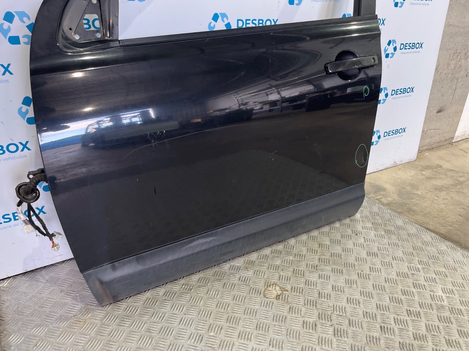 Recambio de PUERTA DELANTERA IZQUIERDA para NISSAN QASHQAI (J10) 1.5 DCI K9K - NEGRO 5