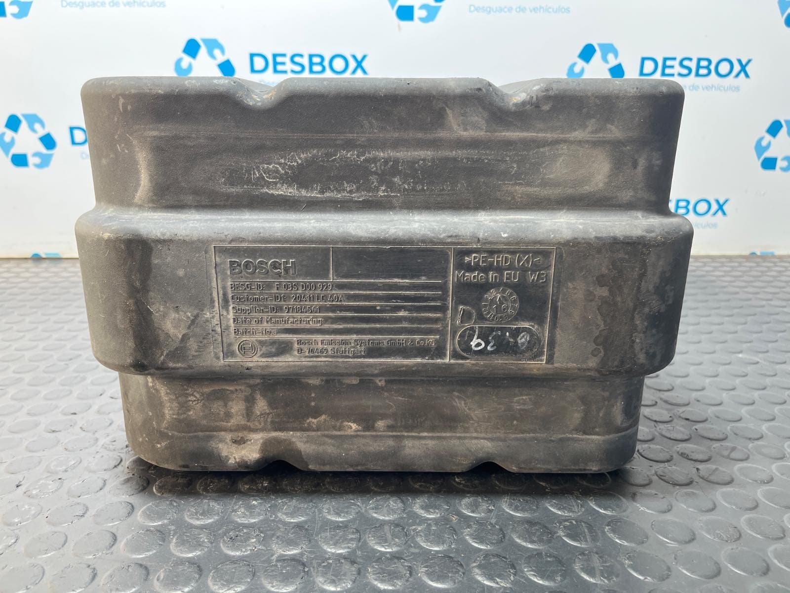 Recambio de DEPOSITO ADBLUE para RENAULT MAXITY FgDk 150.35/45 ZD30 referencia OEM IAM F03SD00929 - BLACNO 5