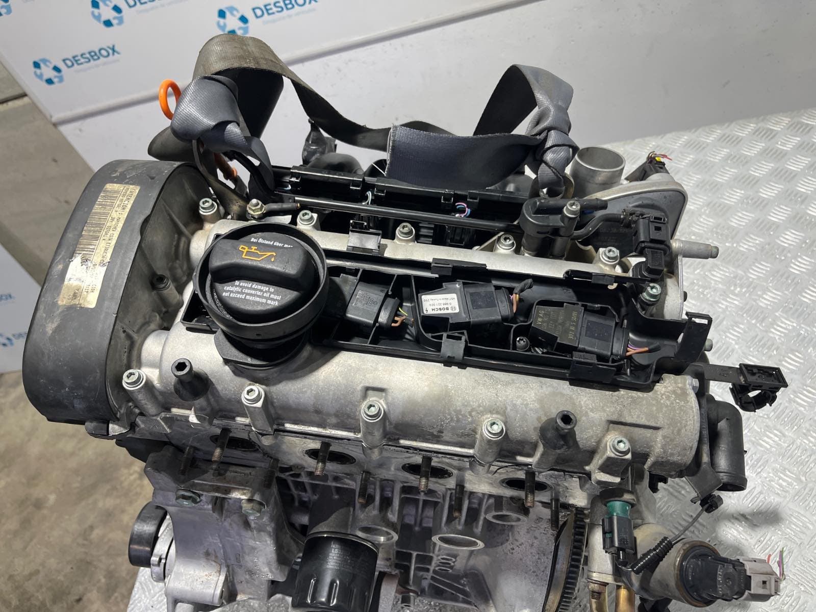 Recambio de MOTOR para SEAT IBIZA (6L1) 1.4 BBY referencia OEM IAM BBY - GRIS CENIZA 3