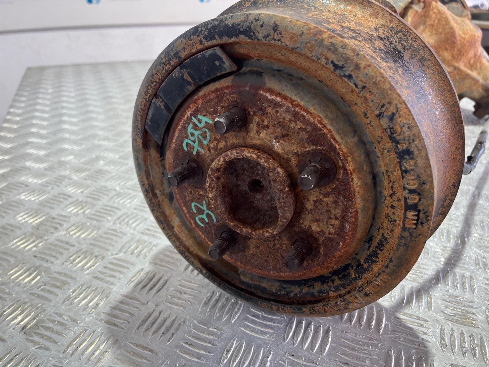 Recambio de PUENTE TRASERO para JEEP CHEROKEE (XJ) 4.0 i ERH referencia OEM IAM 4384213 - VERDE 2