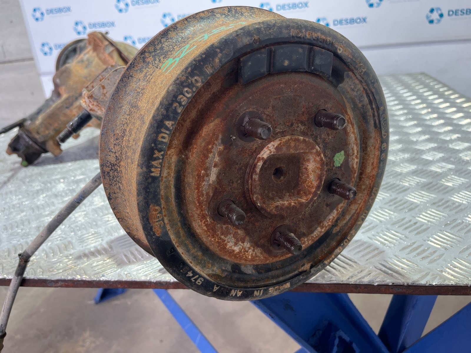 Recambio de PUENTE TRASERO para JEEP CHEROKEE (XJ) 4.0 i ERH referencia OEM IAM 4384213 - VERDE 3