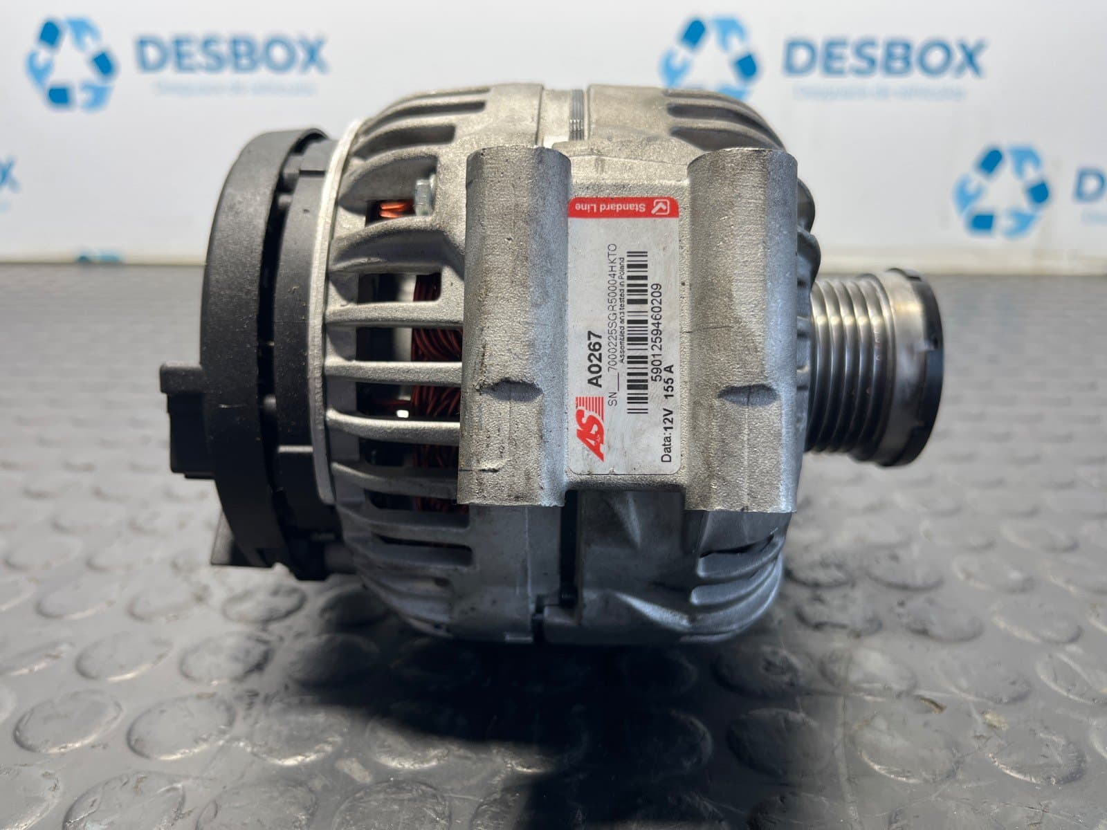 Recambio de ALTERNADOR para BMW SERIE 3 COMPACT (E46) 316ti N42B18A referencia OEM IAM A0267 - NEGRO 5