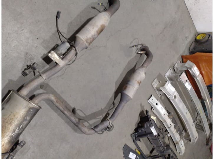 Recambio de tubo escape central para bmw x5 (e53) 4.4 i referencia OEM IAM 18107500543 3