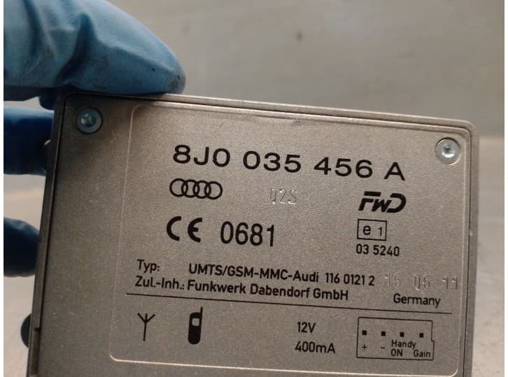 Recambio de antena para audi a6 c7 (4g2, 4gc) 3.0 tdi referencia OEM IAM 8J0035456A 4