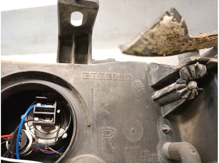 Recambio de faro derecho para rover 400 ii (rt) 414 si referencia OEM IAM 77FR54532733 11