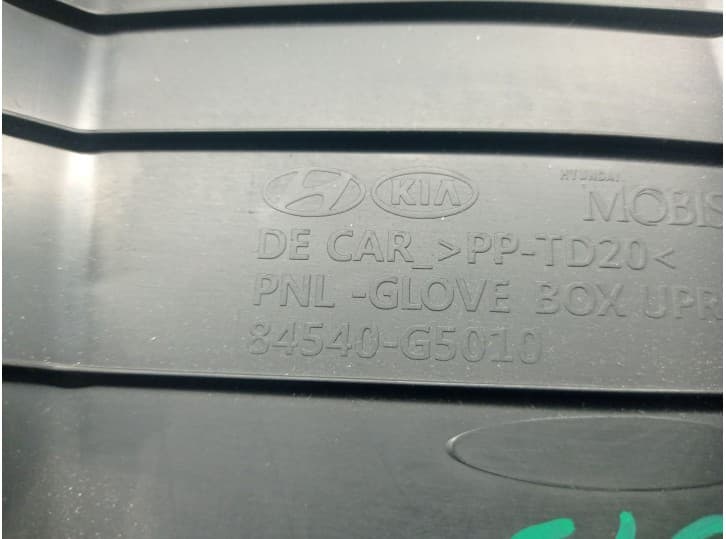 Recambio de guantera para kia niro (de) 1.6 gdi hybrid referencia OEM IAM 84540G5010 5