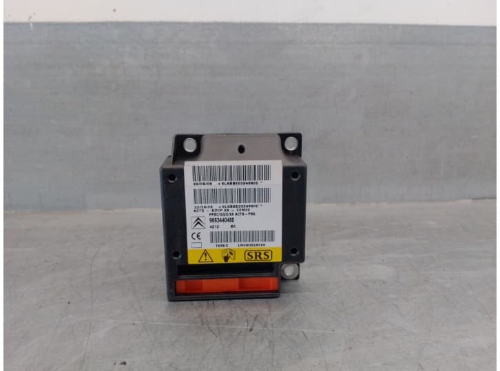 Recambio de centralita airbag para citroën c6 (td_) 2.7 hdi referencia OEM IAM 9663440480