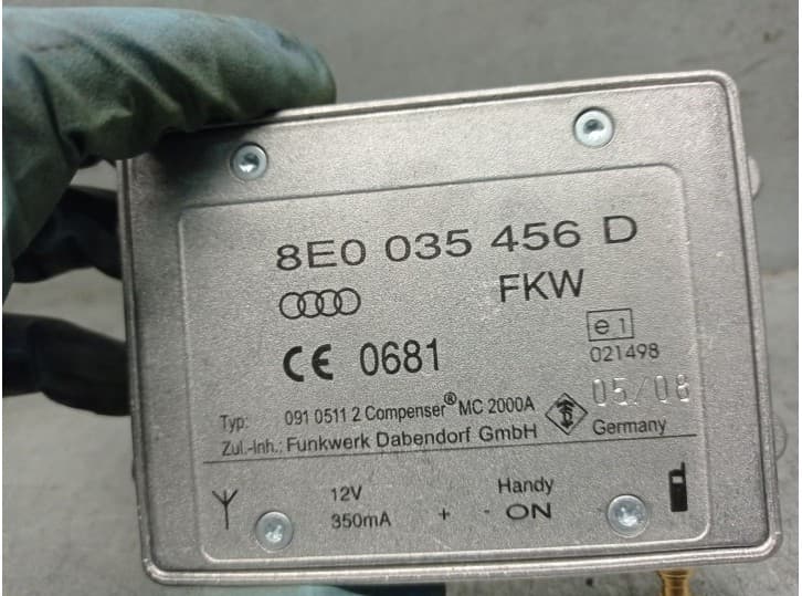 Recambio de antena para audi a4 b8 (8k2) 2.0 tdi referencia OEM IAM 8E0035456D 4