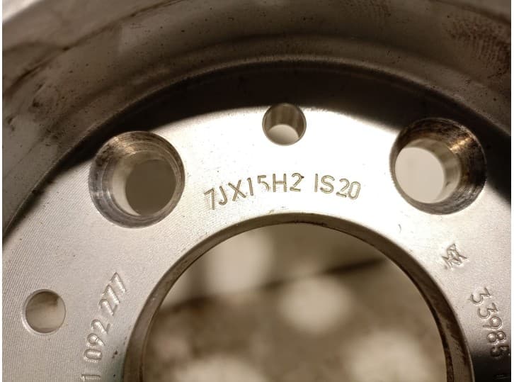 Recambio de llanta para bmw 5 (e39) 535 i referencia OEM IAM 1092277 R157JX15H2IS20 3