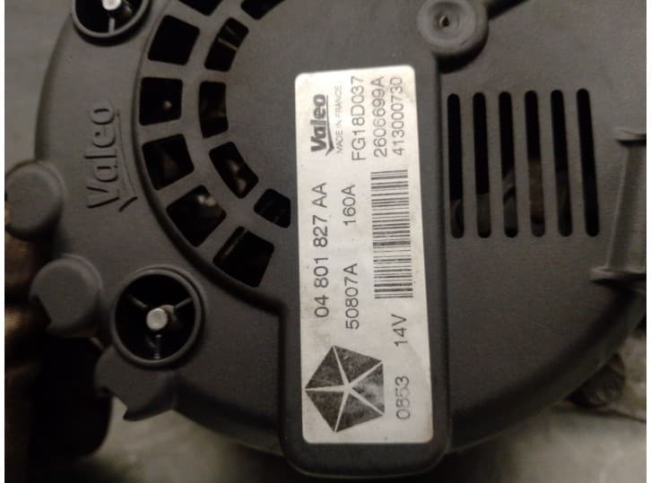 Recambio de alternador para jeep compass (mk49) 2.2 crd referencia OEM IAM 04801827AA 5