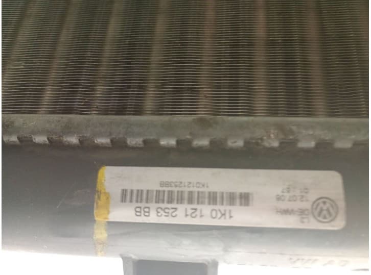 Recambio de radiador agua para seat altea (5p1) 1.4 tsi referencia OEM IAM 1K0121253BB 2
