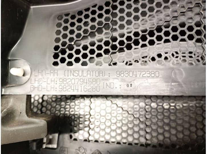 Recambio de torpedo para opel mokka 1.2 (76) referencia OEM IAM 9820794480 3