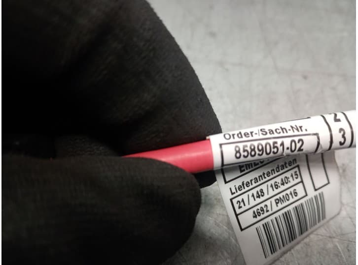 Recambio de cableado para bmw 1 (f40) 118 i referencia OEM IAM 8589051 12638589051 4