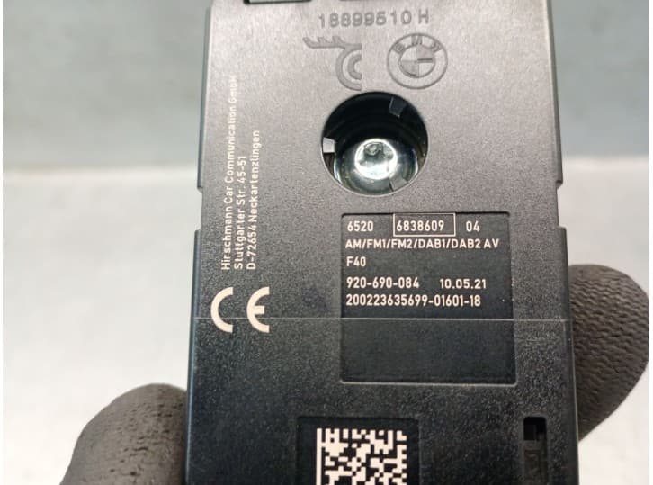 Recambio de antena para bmw 1 (f40) 118 i referencia OEM IAM 65206838609 4