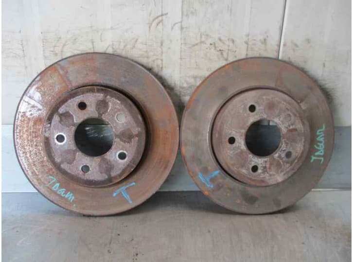 Recambio de disco freno trasero para jaguar x-type i (x400) 2.2 d referencia OEM IAM 6434 2