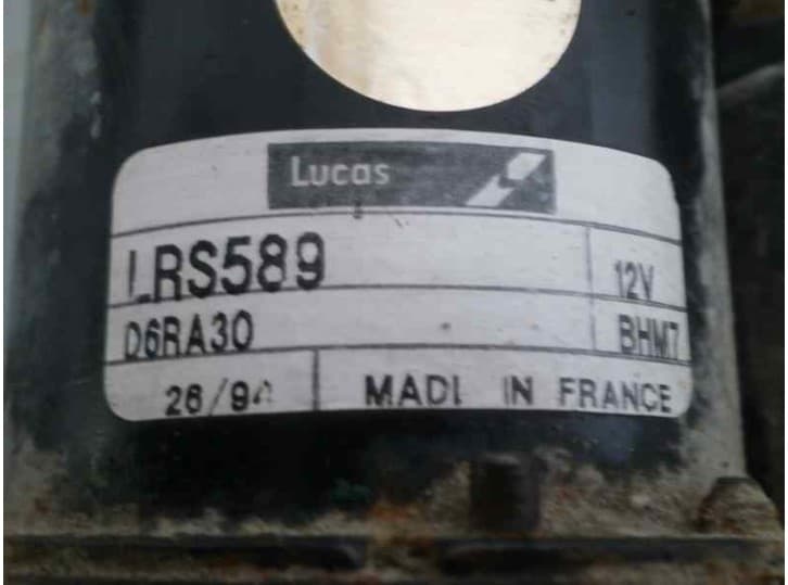 Recambio de motor arranque para seat ibiza i (21a) 1.5 i referencia OEM IAM  LRS589 LUCAS 4
