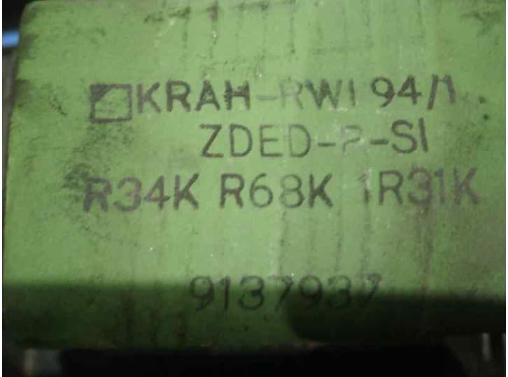 Recambio de resistencia calefaccion para volvo 850 (854) 2.4 referencia OEM IAM 9137937 3