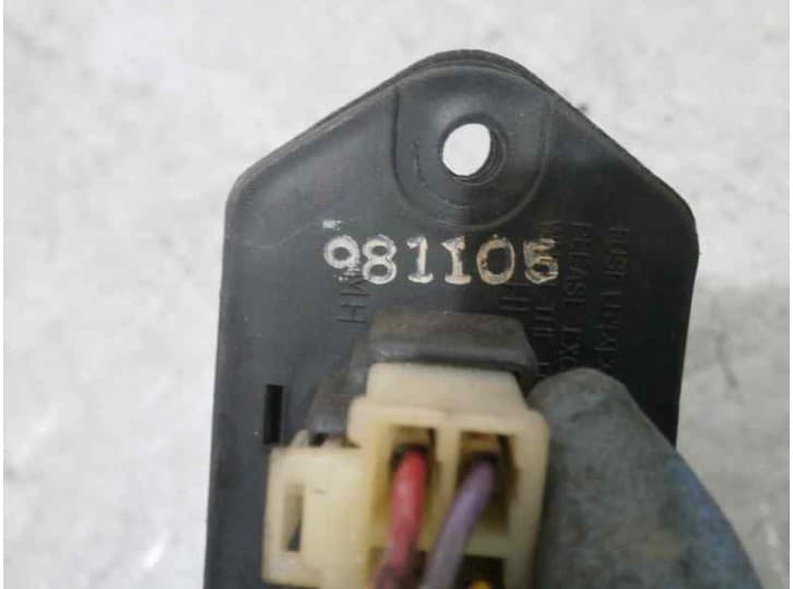 Recambio de resistencia calefaccion para daewoo lanos (klat) 1.3 referencia OEM IAM 981105 3