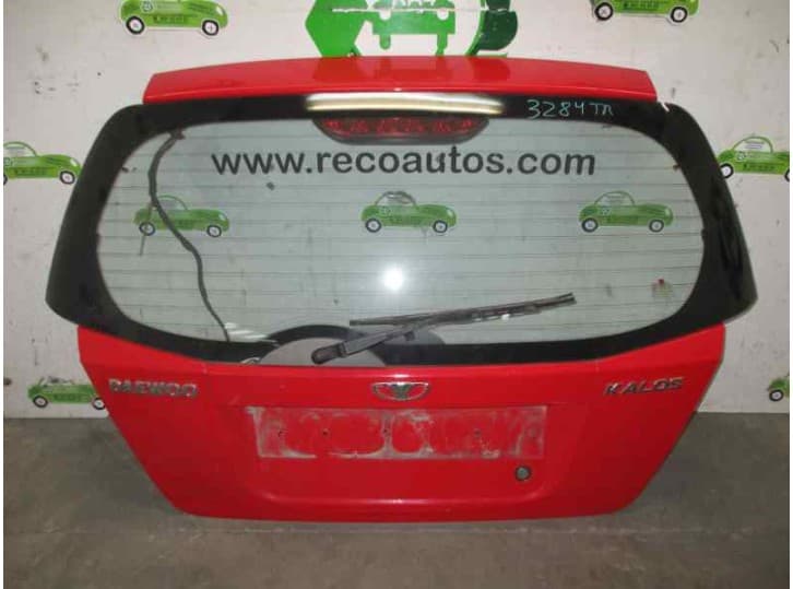 Recambio de porton trasero para daewoo kalos (klas) 1.2 referencia OEM IAM  ROJO 5 PUERTAS