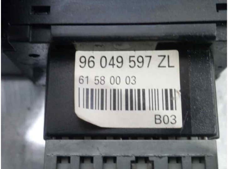 Recambio de mando luces para citroën saxo (s0, s1) 1.5 d referencia OEM IAM 96049597ZL 4