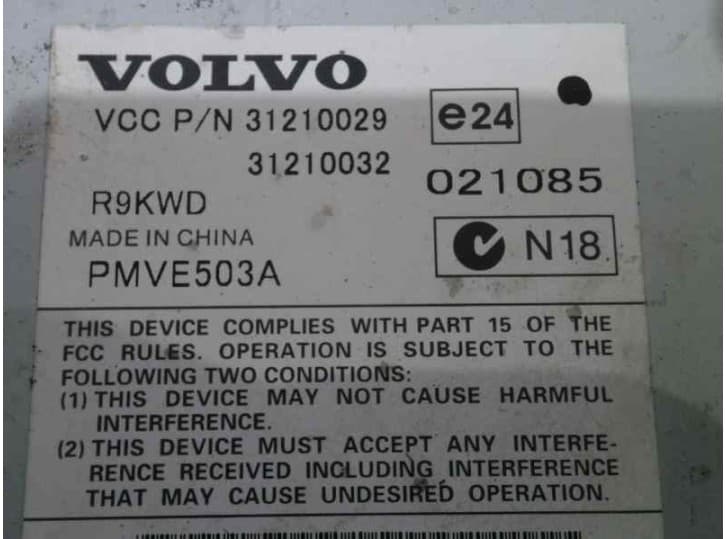 Recambio de centralita para volvo s80 ii (124) 2.4 d referencia OEM IAM 31210032 R9KWD 3