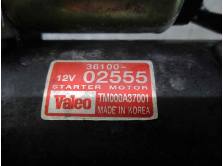 Recambio de motor arranque para hyundai getz (tb) 1.1 referencia OEM IAM TM000A37001 5