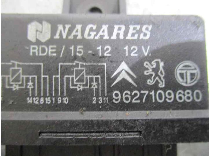 Recambio de rele para citroën xsara (n1) 1.9 d referencia OEM IAM 96271096980  NAGARES 3