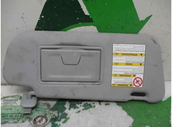 Recambio de parasol derecho para mazda 3 sedán (bk) 1.6 di turbo (bk12y) referencia OEM IAM