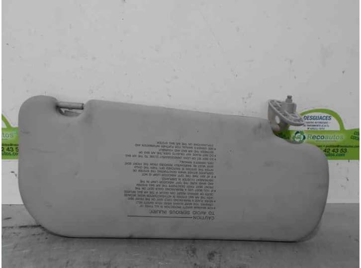 Recambio de parasol izquierdo para kia picanto i (sa) 1.0 referencia OEM IAM 2