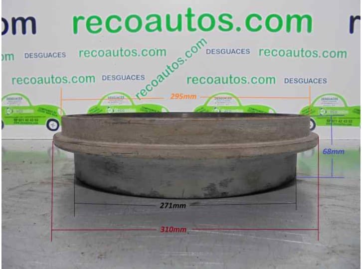 Recambio de tambor freno trasero para suzuki vitara (et) hdi (se 420hdi) referencia OEM IAM 4