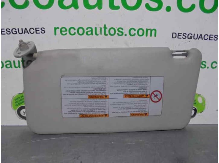 Recambio de parasol derecho para suzuki liana (er, rh_) 1.4 ddis (rh 414d) referencia OEM IAM 2