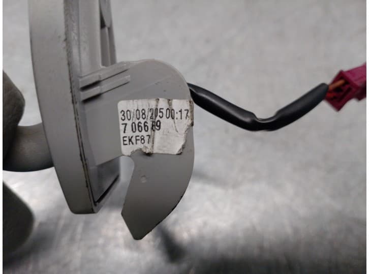 Recambio de parasol izquierdo para bmw 5 (e60) 530 d referencia OEM IAM 7066649 3
