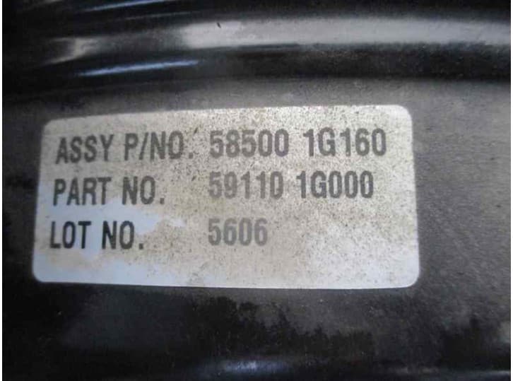 Recambio de servofreno para kia rio ii (jb) 1.5 crdi referencia OEM IAM 585001G160 5606 4