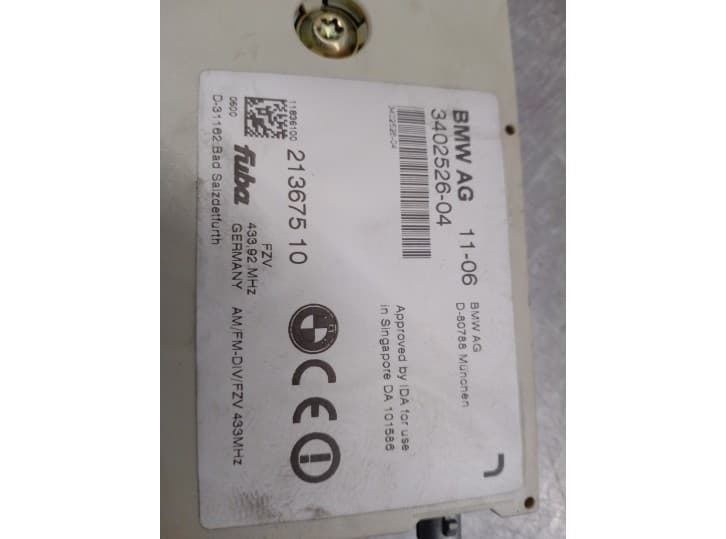 Recambio de antena para bmw x3 (e83) 2.0 d referencia OEM IAM 3402526 21367510 4