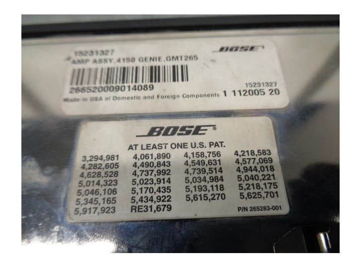 Recambio de amplificador para cadillac srx 3.6 referencia OEM IAM 15231327 111200520 4
